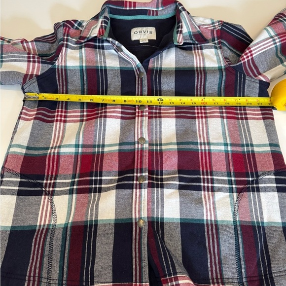 ORVIS woman’s flannel button up shirt/jacket - Picture 6 of 10